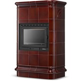 Tegelkachel - houtkachel - 13 kW - keramisch - ROMA - bruin