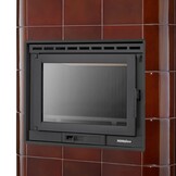 Tegelkachel - houtkachel - 13 kW - keramisch - ROMA - bruin