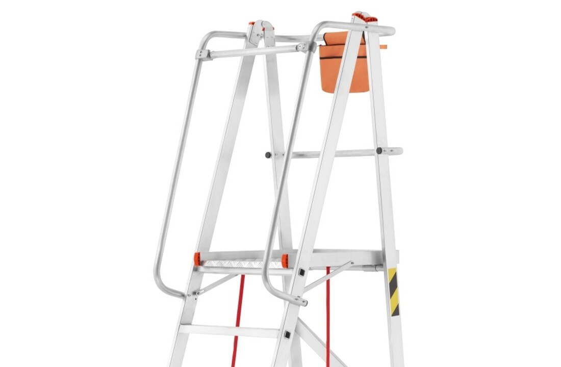 Bordestrap - aluminium - 7 treden - werkhoogte 3,82 m