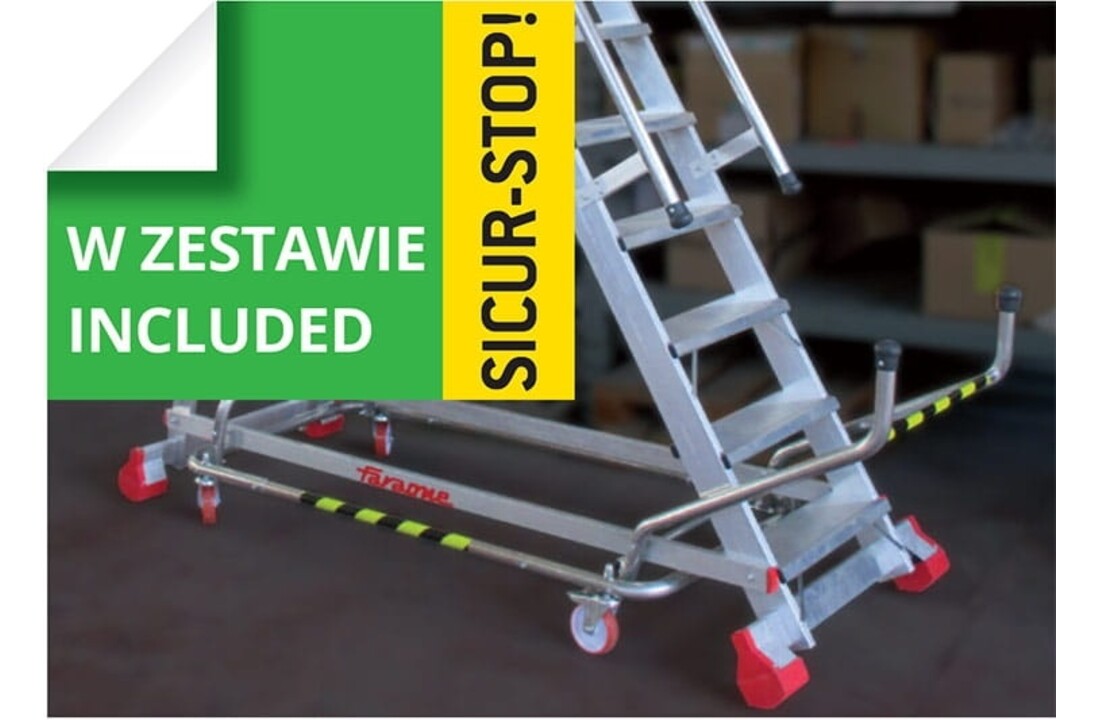 Faraone MF.TS 250 Magazijnladder 8-treden - 3,76m