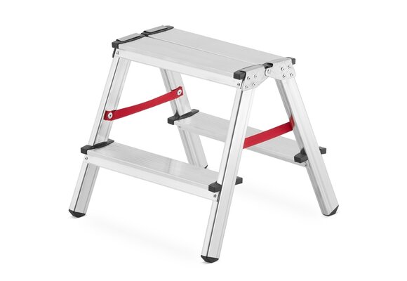 Dubbele trap HIGHER 2x2 sporten - 2.40 m werkhoogte