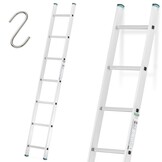 Ladder - 7 treden - aluminium - 3,40 m werkhoogte - tot 150 kg