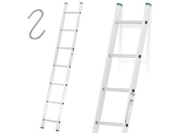 ALOSS 1-elementige Opzetladder 1x7 - 1,99m