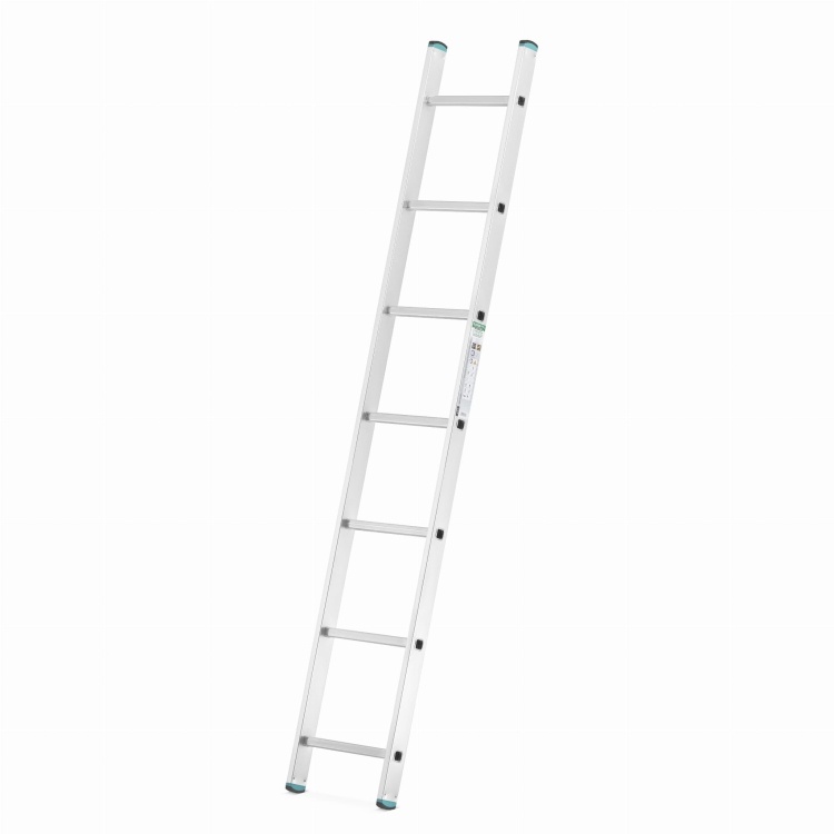 Ladder - aluminium - 7 sporten - 199 cm - met ladderhaak