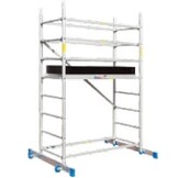 Verrijdbare Aluminium Steiger DRABEX RA 330 werkhoogte 4,20m