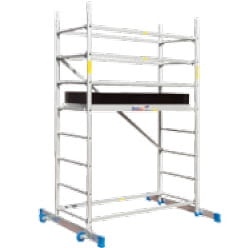 Verrijdbare Aluminium Steiger DRABEX RA 330 werkhoogte 4,20m