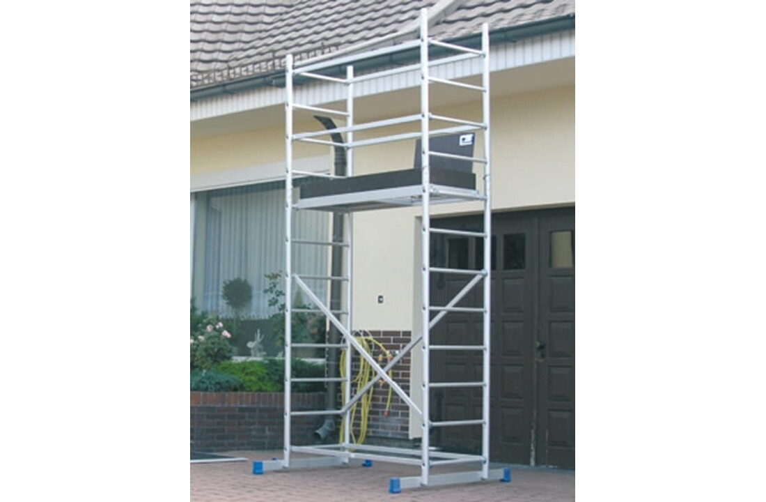 Verrijdbare Aluminium Steiger DRABEX RA 330 werkhoogte 4,20m