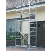 Verrijdbare Aluminium Steiger DRABEX RA 330 werkhoogte 4,20m