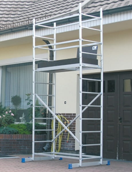 Verrijdbare Aluminium Steiger DRABEX RA 330 werkhoogte 4,20m