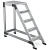 Magazijnladder HIGHER 5 treden Aluminium 83PRO