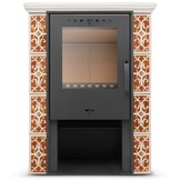 Tegelkachel - houtkachel -10 kW - keramisch - JASMIN - honing