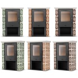 JASMIN tegelkachel 10 kW honingkleur