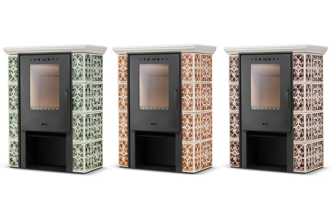 JASMIN tegelkachel 10 kW honingkleur