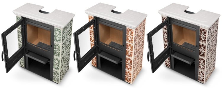 JASMIN tegelkachel 10 kW honingkleur