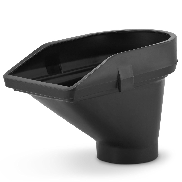 Stortkoker - met draagconstructie - 18 m - Ø 60-41 cm - zwart