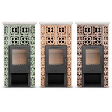 Tegelkachel - houtkachel - 10 kW - Jasmijn Grande II - bruin