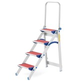 DRABEX TP 8023 Aluminium Opstapje met Handgreep - 2,93 m