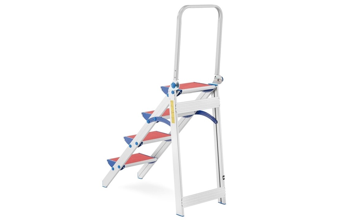 DRABEX TP 8023 Aluminium Opstapje met Handgreep - 2,93 m