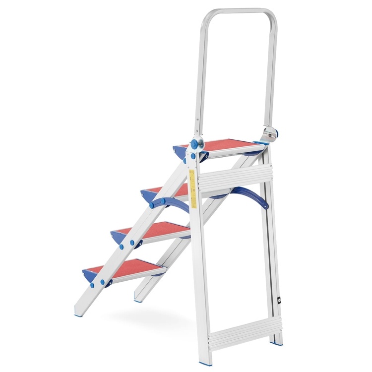 DRABEX TP 8023 Aluminium Opstapje met Handgreep - 2,93 m