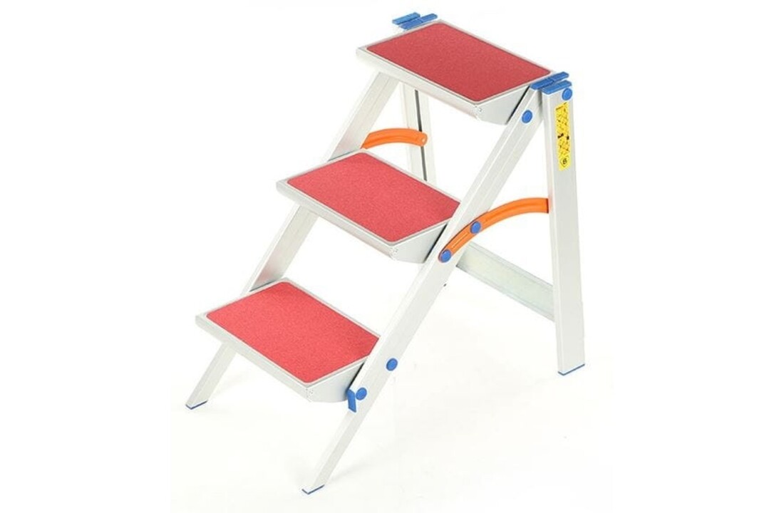 DRABEX TP 8023 Aluminium Opstapje met Handgreep - 2,93 m