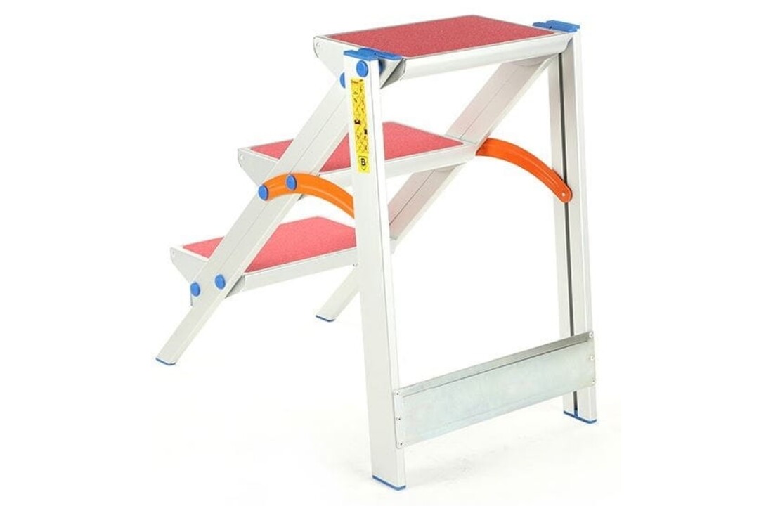 DRABEX TP 8023 Aluminium Opstapje met Handgreep - 2,93 m