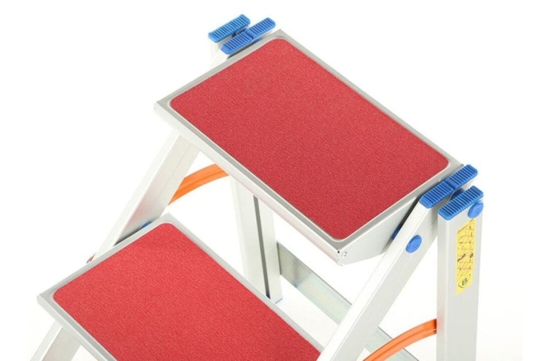 DRABEX TP 8023 Aluminium Opstapje met Handgreep - 2,93 m