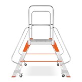 ALOSS Werkplatform 9707 - Dubbelzijdig, 6 treden + platform