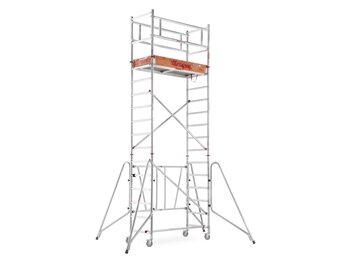 Faraone Compact XS 160 Mobiele Aluminium Steiger - 5.70m Werkhoogte