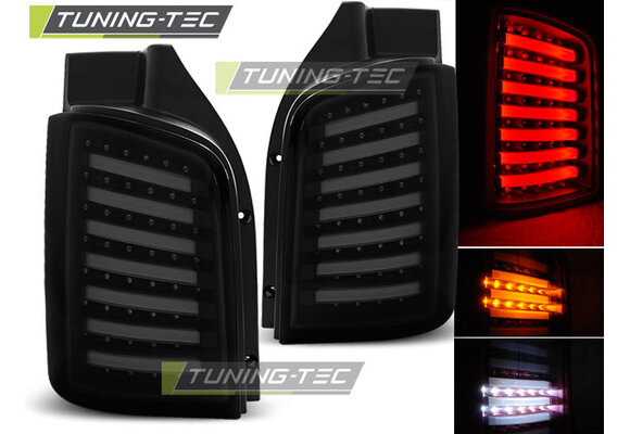 Achterlichten smoke zwart geschikt voor VW T5 04.03-09/10-15