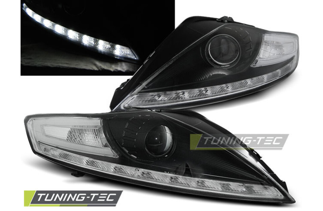 Koplampen met parkeerlicht geschikt voor Ford Mondeo 07 07-11 10 zwart