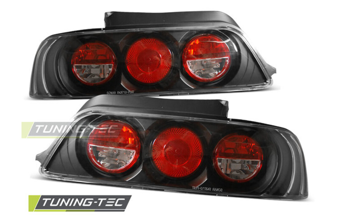 Achterlichten geschikt voor Honda Prelude 02 97-01 zwart