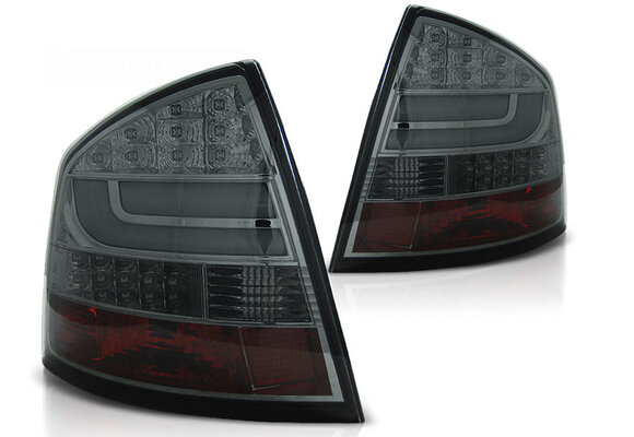 Achterlichten geschikt voor Skoda Octavia II Sedan 04-12 smoke LED strip