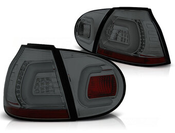 Achterlichten geschikt voor VW Golf 5 10-03-09 smoke LED strip