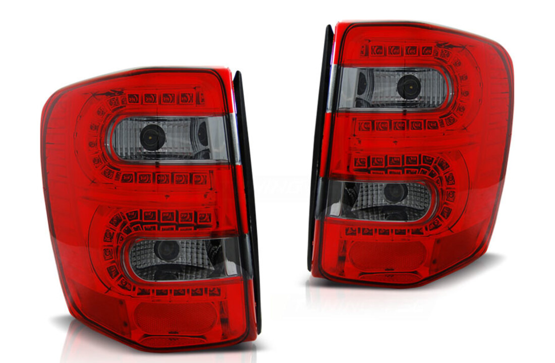 Achterlichten geschikt voor Chrysler Jeep Grand Cherokee 99-05 05 rood smoke LED