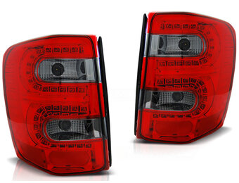 Achterlichten geschikt voor Chrysler Jeep Grand Cherokee 99-05 05 rood smoke LED