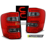 Achterlichten geschikt voor Chrysler Jeep Grand Cherokee 99-05 05 rood smoke LED