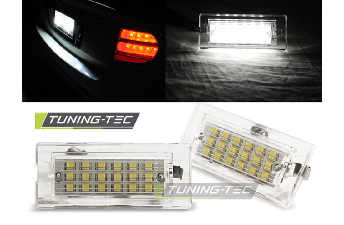 Kentekenverlichting LED geschikt voor BMW X5 E53 / X3 LED