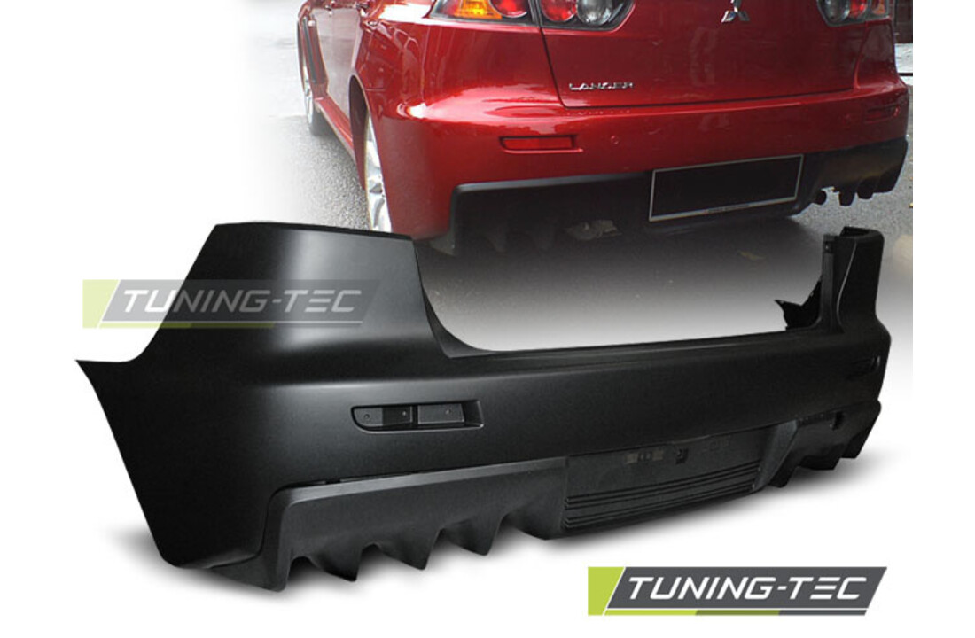 Achterbumper geschikt voor Mitsubishi Lancer 09-15 EVO stijl