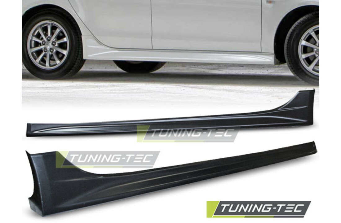 Sideskirts geschikt voor Mitsubishi Lancer 08-11 EVO stijl