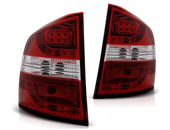 Achterlichten geschikt voor Skoda Octavia II Combi Station 04-12 rood helder LED