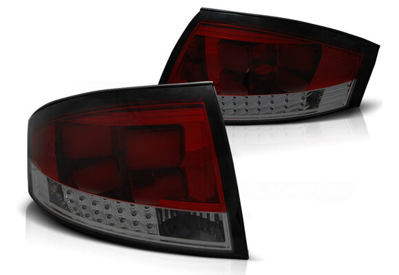 Achterlichten geschikt voor Audi TT 8N 99-06 rood smoke LED