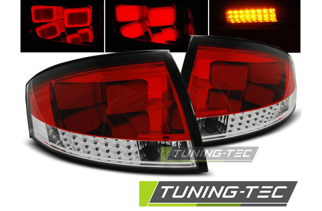 Achterlichten geschikt voor Audi TT 8N 99-06 rood helder LED