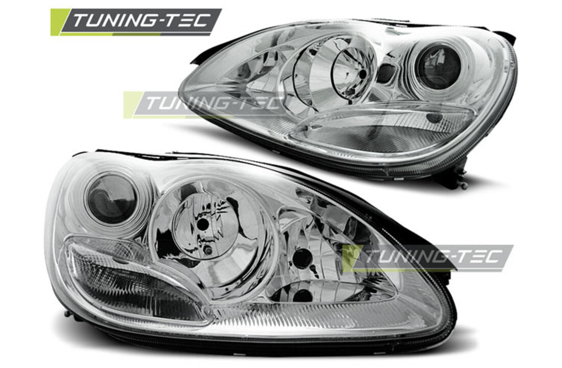 Koplampen geschikt voor Mercedes W220 S-Klasse 09 98-05 05 chroom