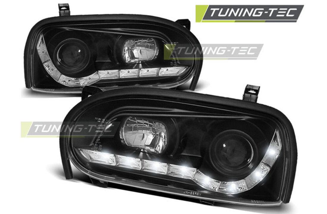 Koplampen met parkeerlicht geschikt voor VW Golf 3 09 91-08 97 zwart