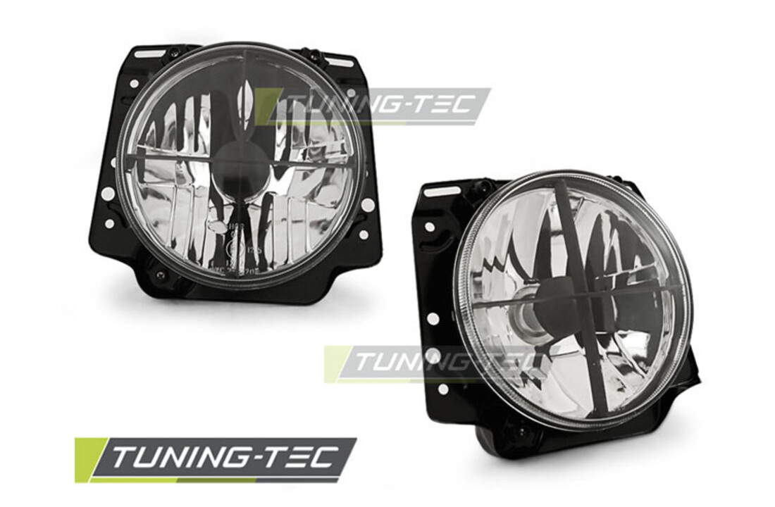 Buitenste koplampen geschikt voor VW Golf 2 08 83-08 91 chroom