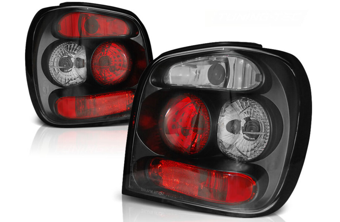 Achterlichten geschikt voor VW Polo 6N2 10 99-10-01 zwart
