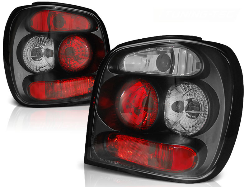 Achterlichten geschikt voor VW Polo 6N2 10 99-10-01 zwart