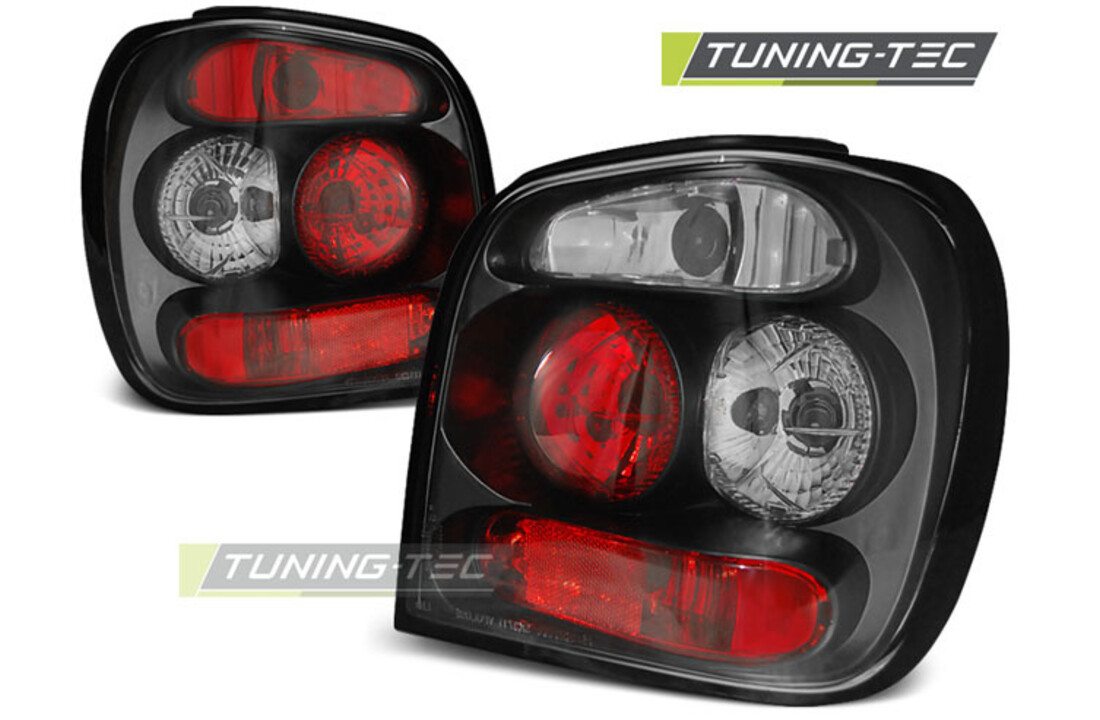 Achterlichten geschikt voor VW Polo 6N2 10 99-10-01 zwart