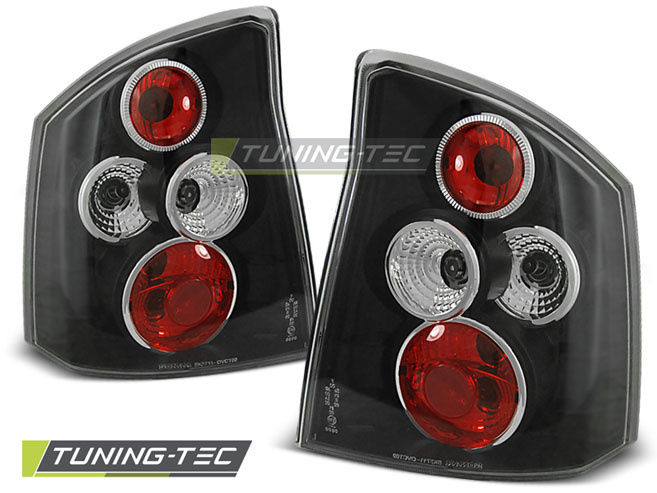 Achterlichten geschikt voor Opel Vectra C 04 02-08 zwart