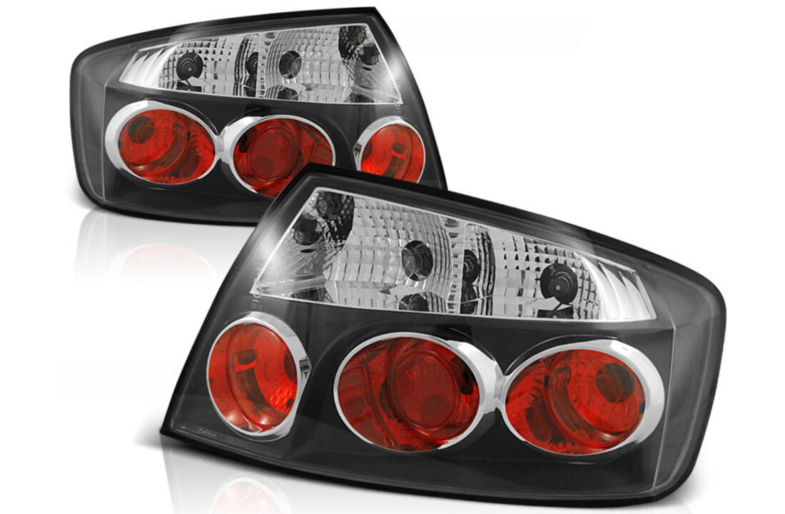 Achterlichten geschikt voor Peugeot 407 05 04- sedan zwart